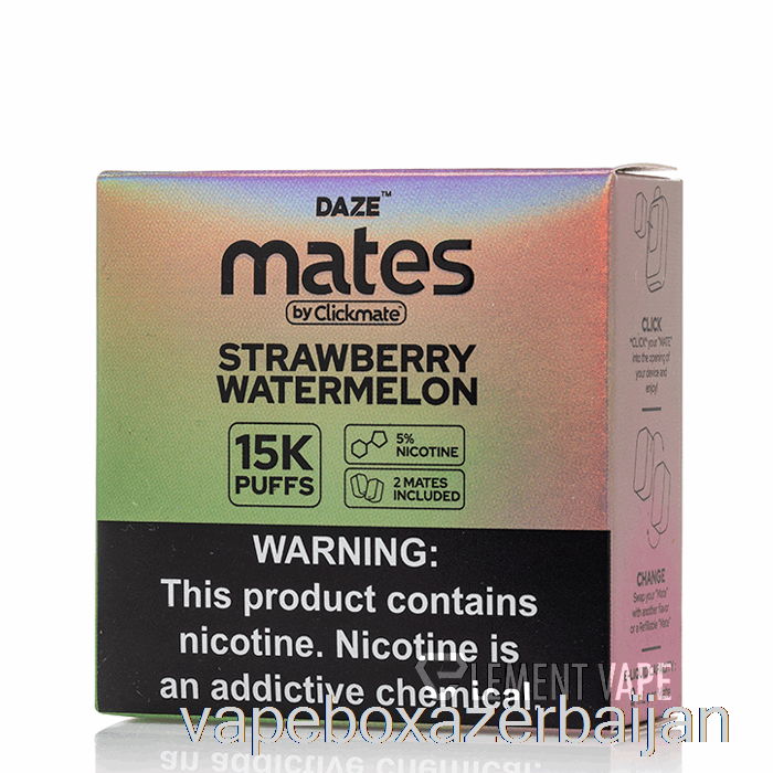 Vape Baku 7 Daze Mate Pods Strawberry Watermelon